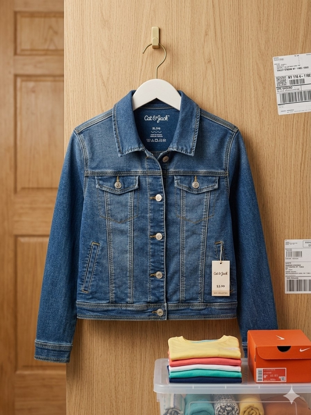 Cat & Jack Classic Blue Denim Jacket